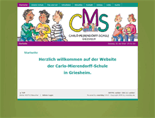 Tablet Screenshot of cms-griesheim.de